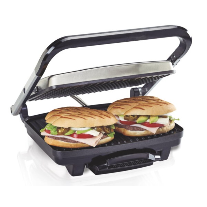 Hamilton Beach Panini Press & Indoor Grill, 25410 | Bigbigmart.com