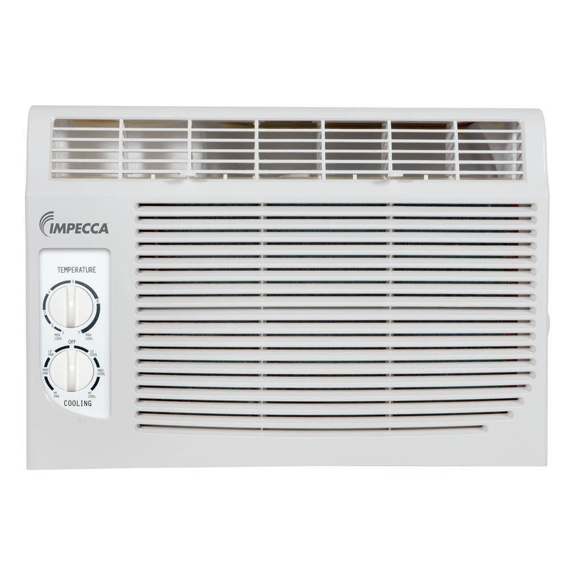 Impecca IWA05-KM15 5,000 BTU 115-Volt Mechanical Controlled Mini Window Air Conditioner | Bigbigmart.com