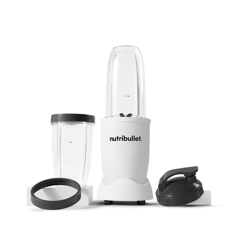 Nutribullet PRO Matte All White, 9-Piece | Bigbigmart.com
