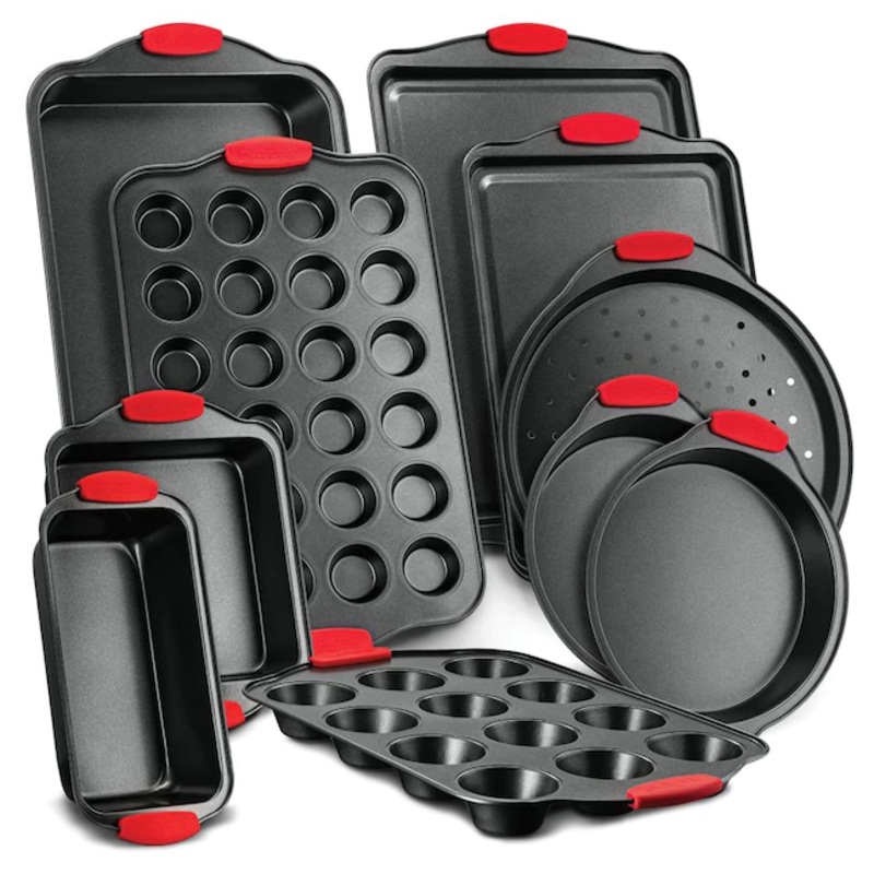 NutriChef 10-Piece Non-Stick Kitchen Oven Baking Pans | Bigbigmart.com