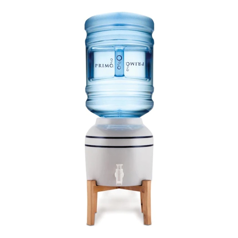 Primo Water Cooler – Easy Top Loading Ceramic Countertop Water Dispenser/Crock with Stand – for 3 or 5 Gallon Jugs – Instant Fresh Water | Bigbigmart.com