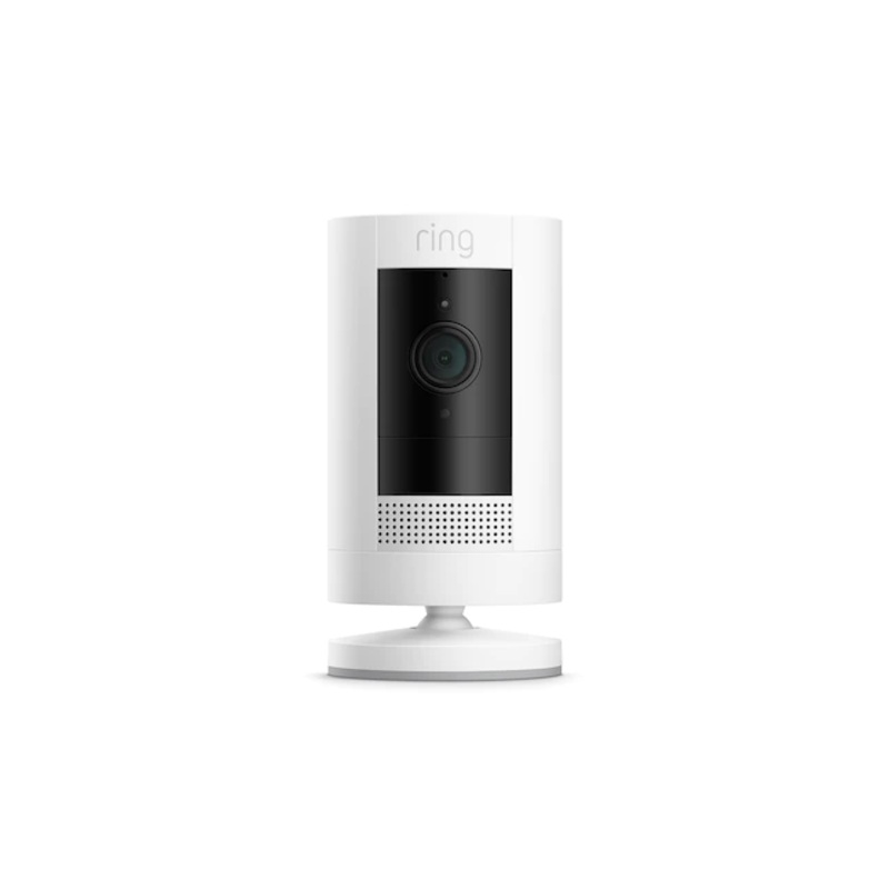 Ring Stick Up Cam Battery – Battery-powered Indoor/Outdoor Smart Security Camera with two-way talk – White | Bigbigmart.com