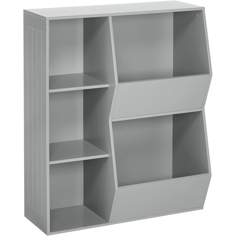 RiverRidge Gray Composite Kids Bookcase (30.13-in W x 36.69-in H x 13.75-in D) | Bigbigmart.com
