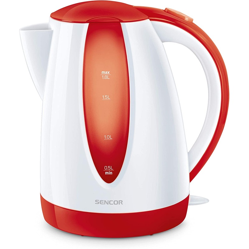 Sencor Red 7-Cup Cordless Manual Electric Kettle | Bigbigmart.com
