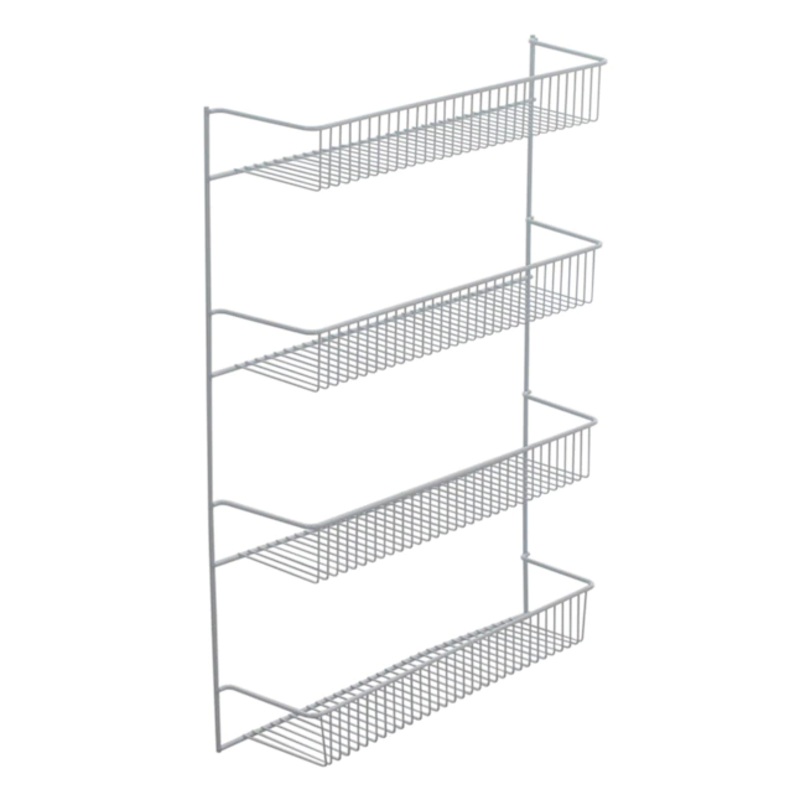 Style Selections 18.7-in W x 25.8-in H 4-Tier Door/Wall Mount Metal Cabinet Door Mounting Kit | Bigbigmart.com