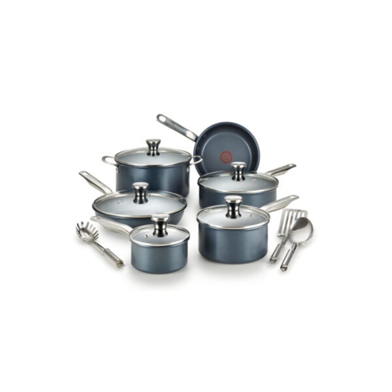 T-fal Platinum Nonstick 14-piece Cookware Set, Endurance Collection | Bigbigmart.com
