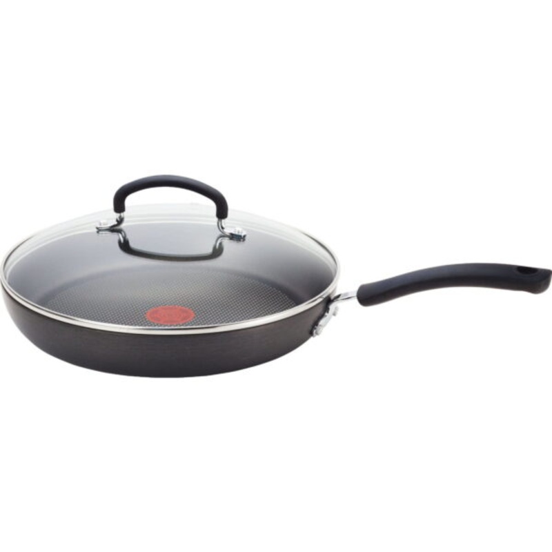 T-Fal Ultimate Hard Anodized Thermo-Spot 12-In. Covered Saute Pan | Bigbigmart.com