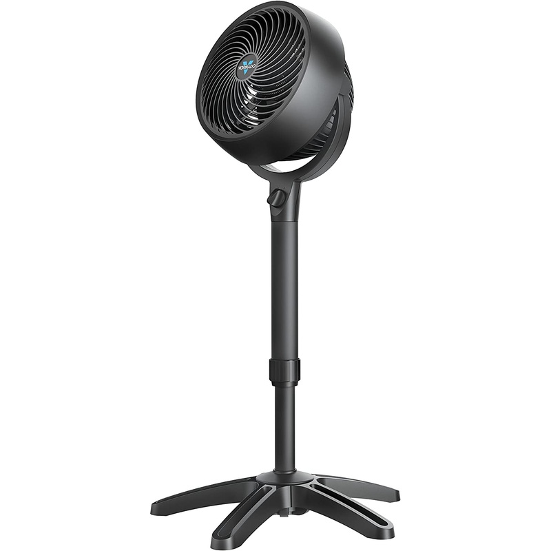 Vornado 38-in 3-Speed Indoor Black Pedestal Fan | Bigbigmart.com