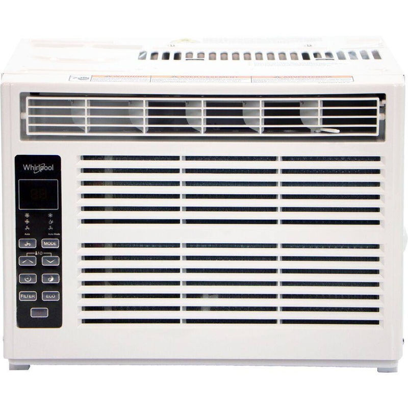 Whirlpool Energy Star 8,000 BTU Window AC w/ Remote Control for Rooms up to 350 Sq. ft. LCD Display Timer Eco, Sleep Mode | Bigbigmart.com