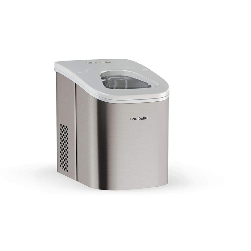 Frigidaire EFIC117-SS 26 Pound Ice Maker, 26 lbs per day, Stainless | Bigbigmart.com