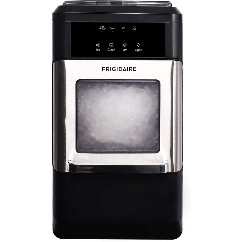 Frigidaire EFIC235-AMZ Countertop Crunchy Chewable Nugget Ice Maker, 44lbs per day, Self Cleaning Function | Bigbigmart.com