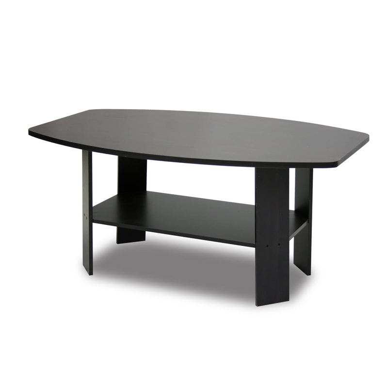 Furinno Simple Design Coffee Table, Espresso | Bigbigmart.com