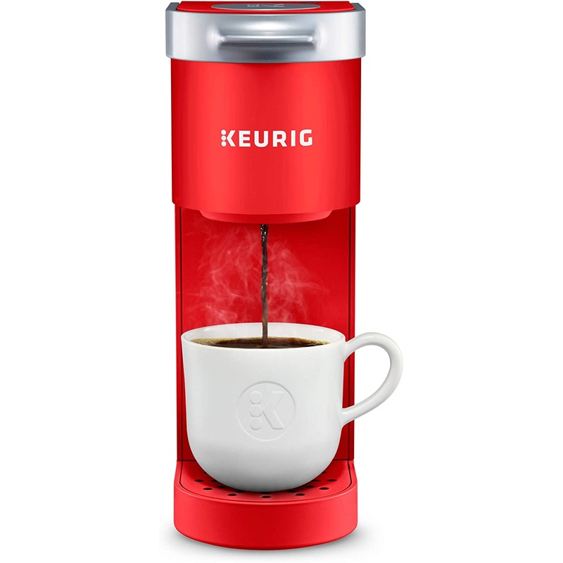 Keurig K-Mini Coffee Maker, Single Serve K-Cup Pod Coffee Brewer, 6 to 12 oz. Brew Sizes, Poppy Red | Bigbigmart.com