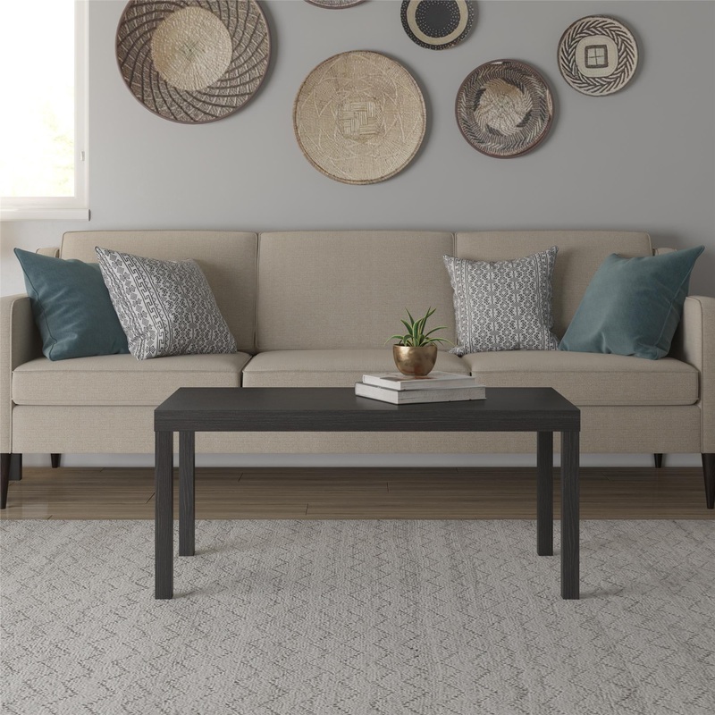 Mainstays Parsons Coffee Table, Espresso | Bigbigmart.com
