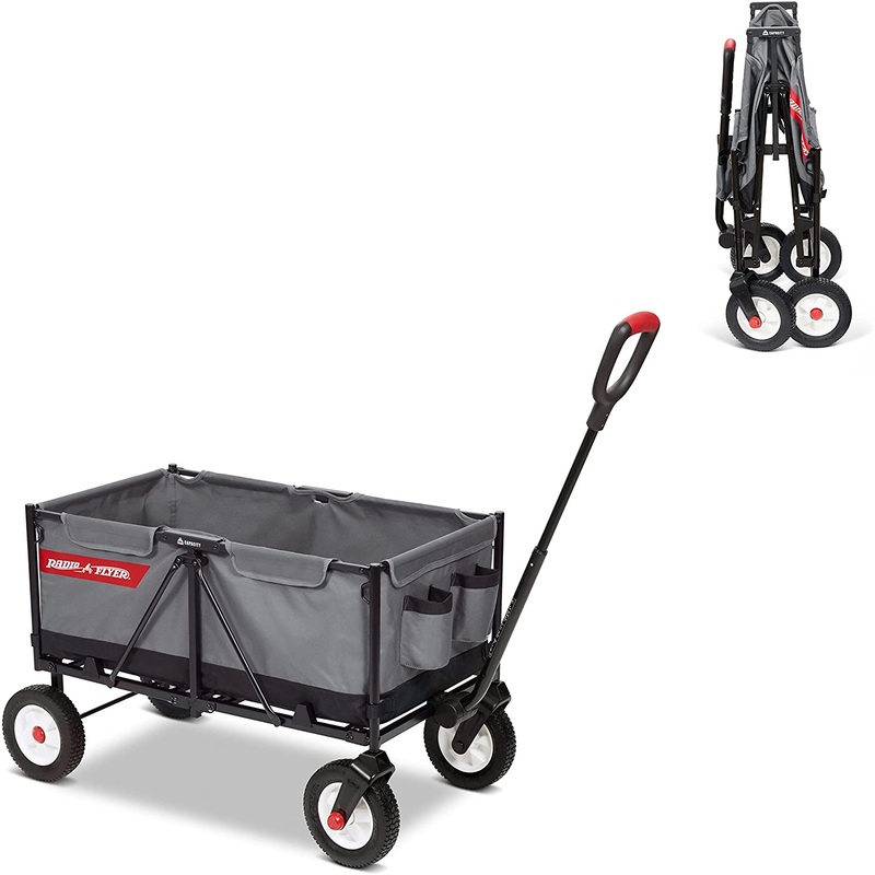 Radio Flyer The Beast EZ Fold Maximum Capacity Heavy-Duty Kid & Cargo Wagon, Collapsible Wagon for Ages 1.5-6 | Bigbigmart.com