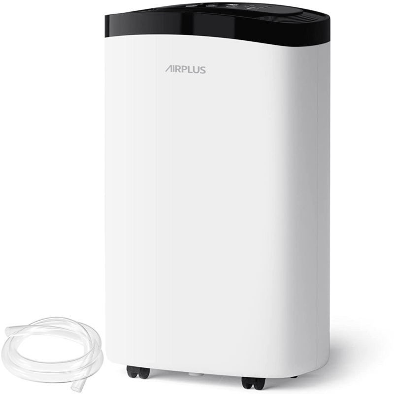 AIRPLUS Dehumidifiers, 30 Pint Dehumidifiers with Drain Hose, 1,500 Sq. ft. Dehumidifier for Home, Rebuilt Dehumidifiers for Basement, AP1907, White | Bigbigmart.com