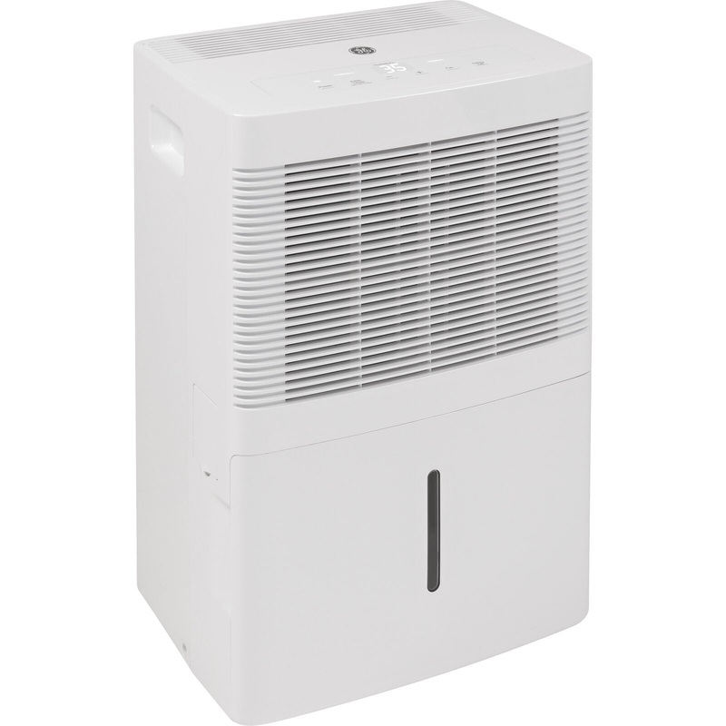General Electric 20-Pint Portable Dehumidifier with Drain, White, Factory Reconditioned | Bigbigmart.com