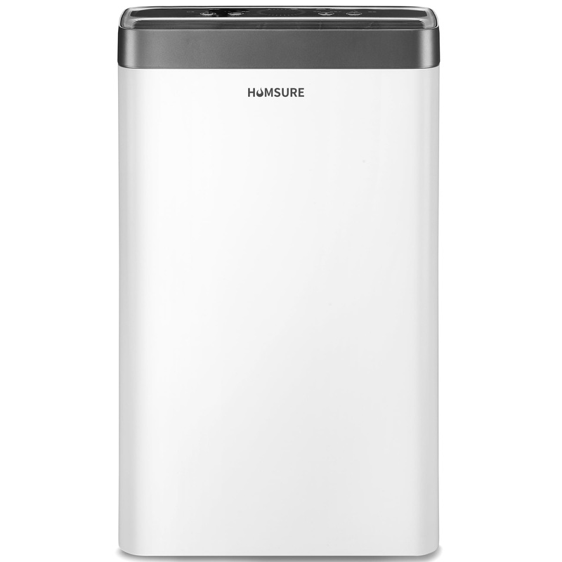 HUMSURE 30 Pints Protable Dehumidifier for Basement and Home with Drain Hose, Spaces up to 1500 Sq Ft | Bigbigmart.com