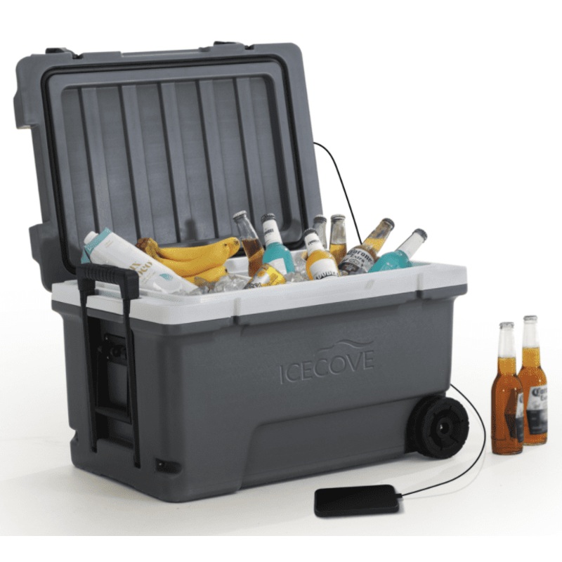 IceCove 60-Quart Solar Cooler – Castlerock Grey | Bigbigmart.com