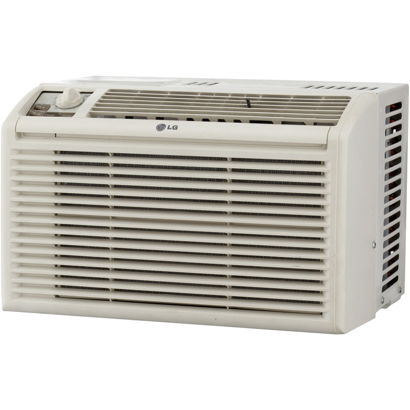 LG 5,000 BTU Window Air Conditioner, Cools 150 Sq.Ft. (10′ x 15′ Room Size), Quiet Operation, 2 Cooling & Fan Speeds, 2-Way Air Deflection, Washable Filter, 115V | Bigbigmart.com