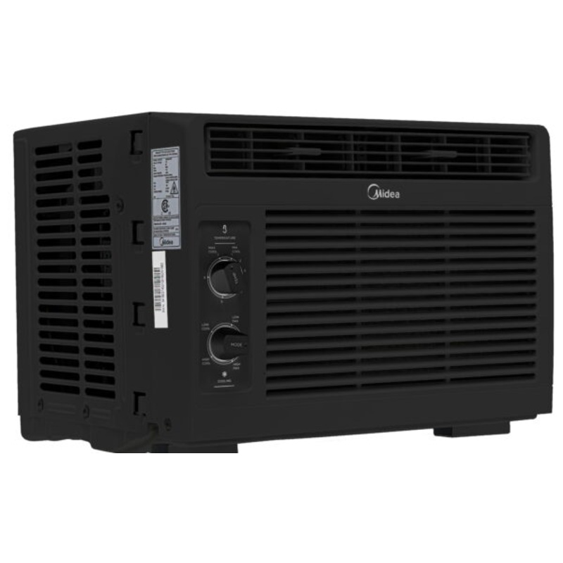 Midea 5,000 BTU 115V Mechanical Window Air Conditioner, Black, MAW05M1WBL | Bigbigmart.com