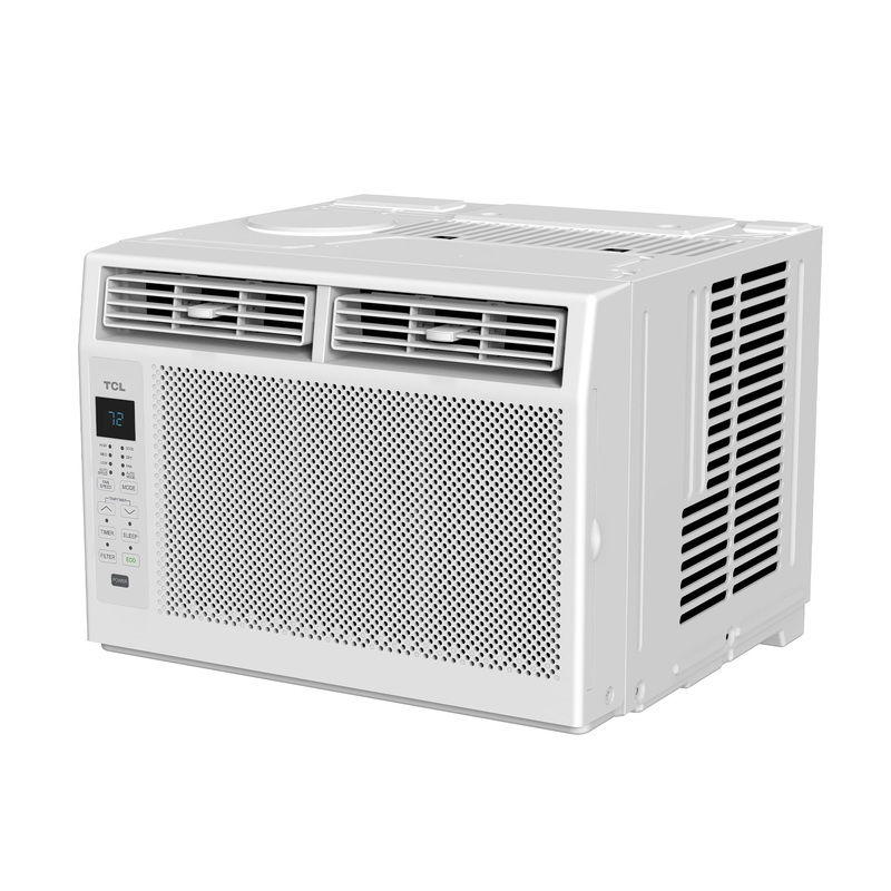 TCL 5,000 BTU Window Air Conditioner, 150 sq. ft., LED Display, Included Remote, White, W5W3M | Bigbigmart.com