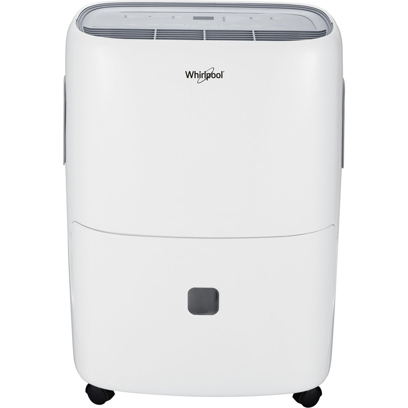 Whirlpool 30 Pt. 2,000 Sq. Ft. Dehumidifier in White – Automatic Shut-off, Variable Speed | Bigbigmart.com