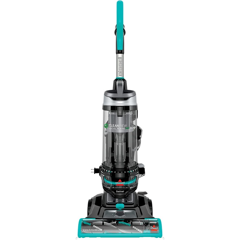 Bissell CleanView Swivel Rewind Pet Reach Vacuum Cleaner, with Quick Release Wand, Swivel Steering and Automatic Cord Rewind, 3197A,Black | Bigbigmart.com