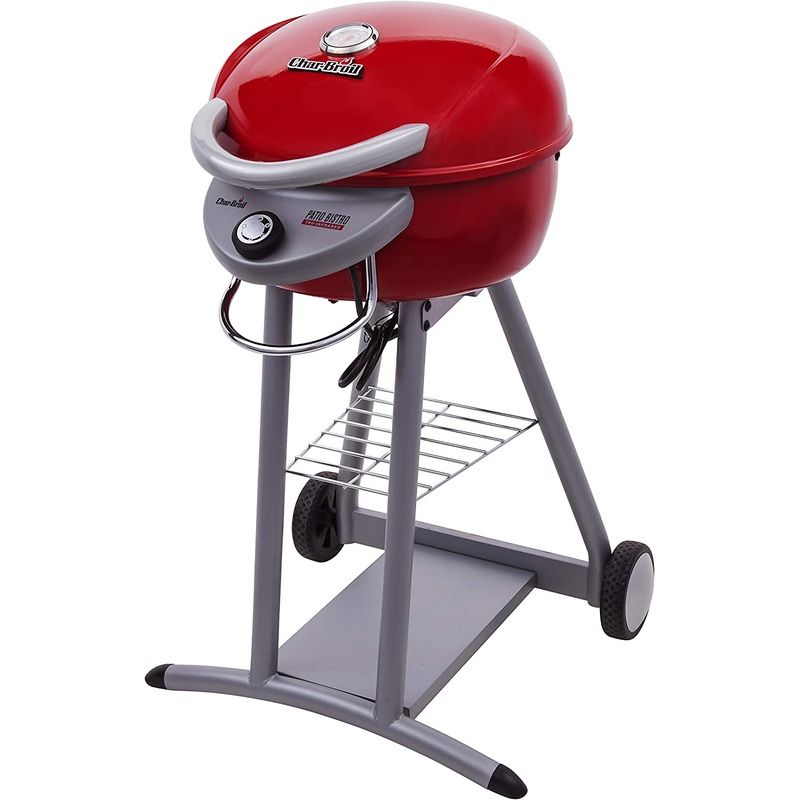 Char-Broil 20602109 Patio Bistro TRU-Infrared Electric Grill, Red | Bigbigmart.com