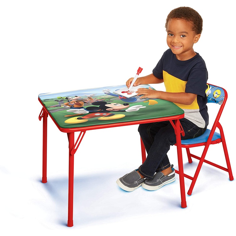 Jakks Pacific Kids Table & Chair Set, Junior Table for Toddlers Ages 2-5 Years ,20 x 20 (Mickey Mouse) | Bigbigmart.com