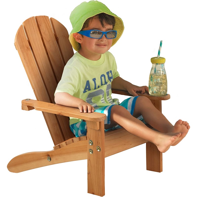 KidKraft Wooden Adirondack Children’s Outdoor Chair, Kid’s Patio Furniture, Honey, Gift for Ages 3-8 21.5 x 19.2 x 24.5 | Bigbigmart.com