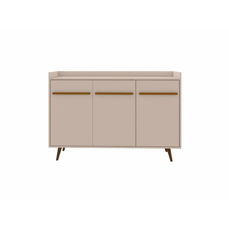 Manhattan Comfort Bradley Dining Buffet Stand, Off-White | Bigbigmart.com