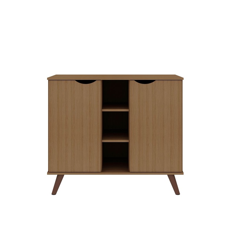 Manhattan Comfort Hampton Buffet Stand Cabinet, Maple Cream | Bigbigmart.com
