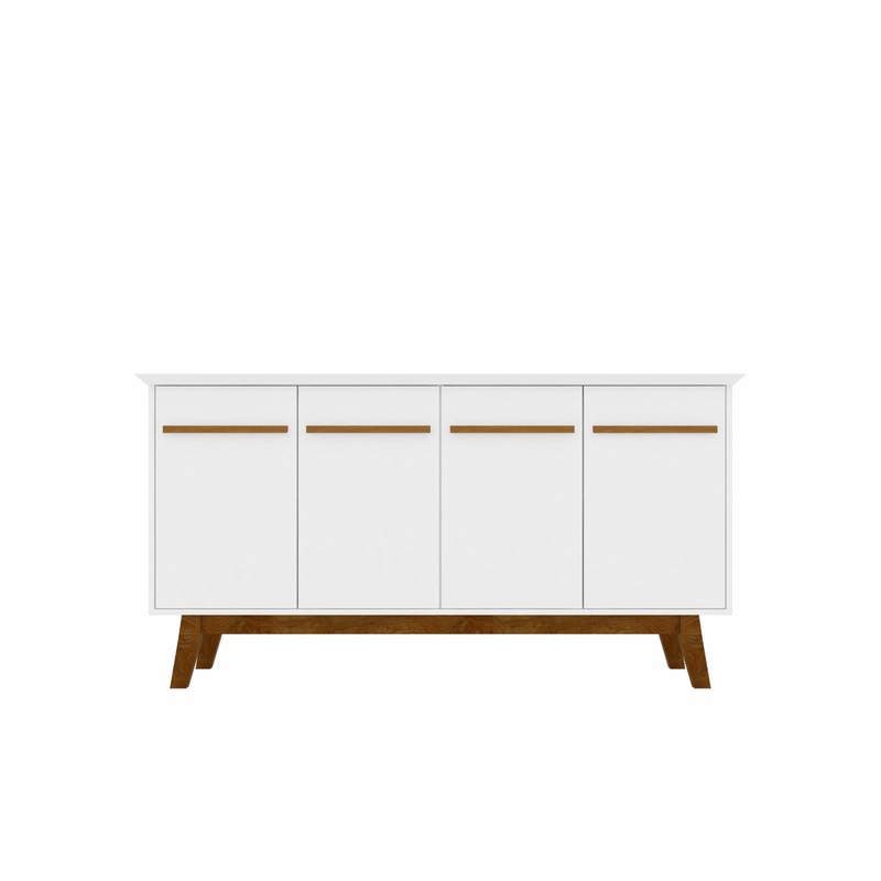 Manhattan Comfort Yonkers Dining Sideboard, White | Bigbigmart.com