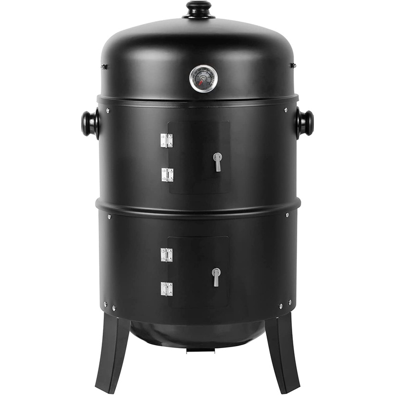 Outogether Food Smoker BBQ grill Charcoal Grill for Backyard Patio Outdoor | Bigbigmart.com