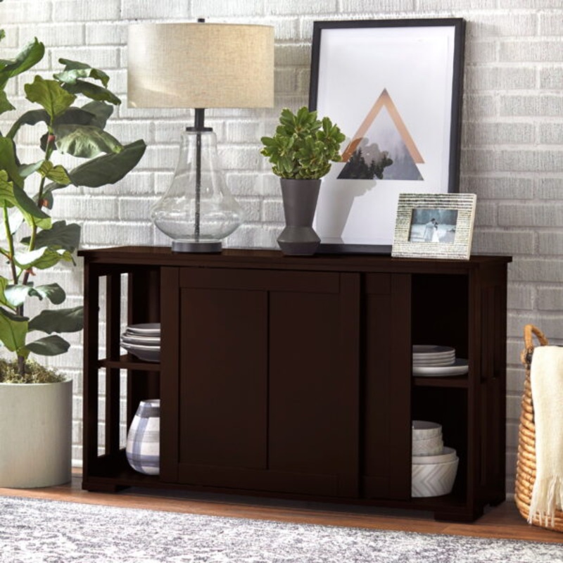Pacific Stackable Cabinet, Espresso | Bigbigmart.com