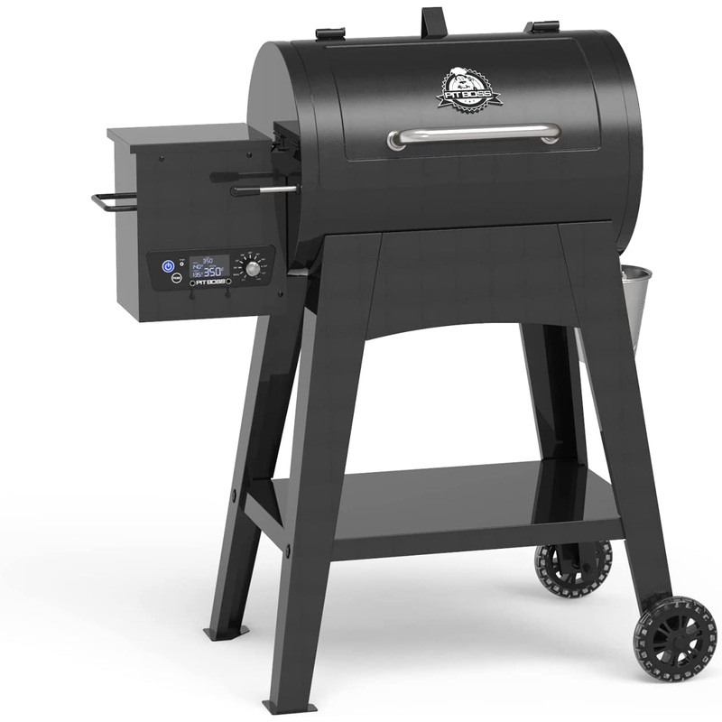PIT BOSS PB440FB1 Pellet Grill, 482 Square Inches, Black | Bigbigmart.com