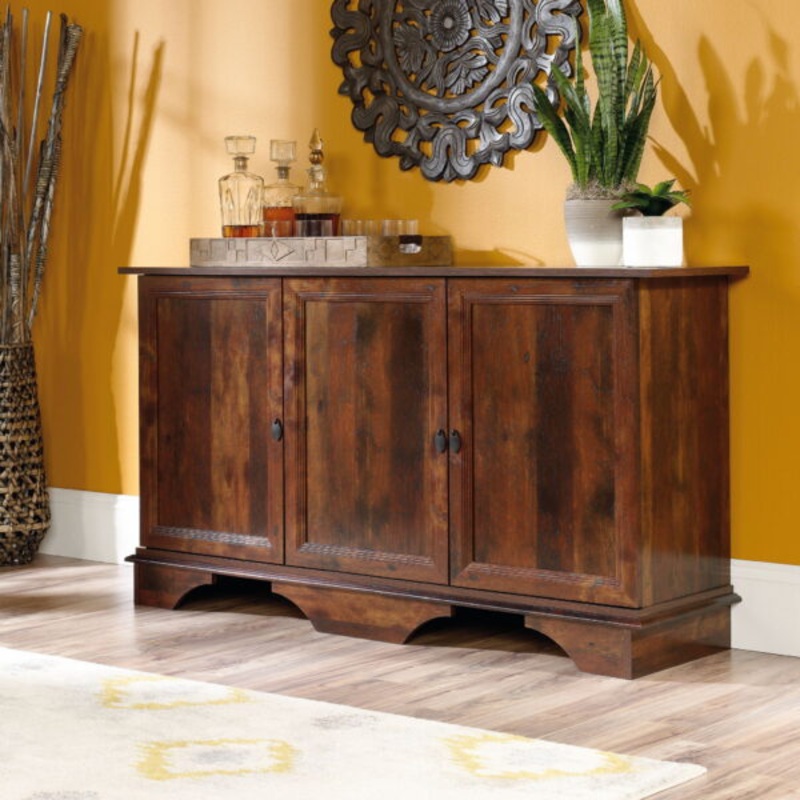 Sauder 420122 Viabella Storage Cabinet, Curado Cherry Finish | Bigbigmart.com