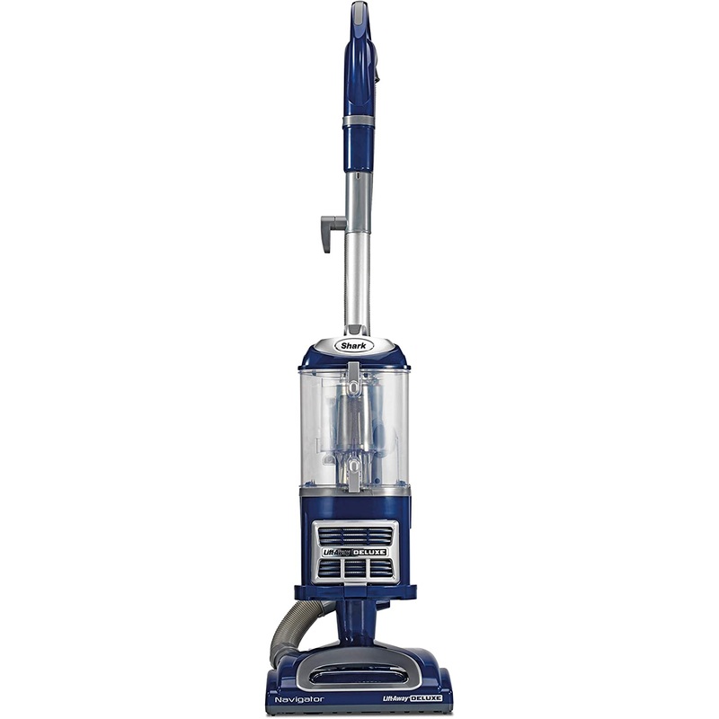 Shark NV360 Navigator Lift-Away Deluxe Upright Vacuum with Large Dust Cup Capacity, HEPA Filter, Swivel Steering, Upholstery Tool & Crevice Tool, Blue | Bigbigmart.com