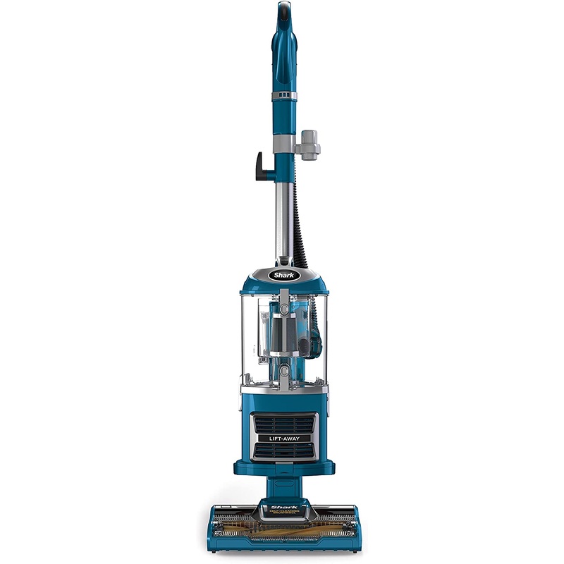 Shark ZU503AMZ Navigator Lift-Away Upright Vacuum with Self-Cleaning Brushroll, HEPA Filter, Swivel Steering, Upholstery Tool & Pet Crevice Tool, Perfect for Pets & Multi-Surface Cleaning, Teal | Bigbigmart.com