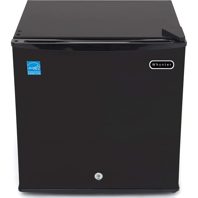 Whynter CUF-110B Mini Freezer, 1.1 Cubic Foot Energy Star Rated Small Upright Freezer With Lock, Black | Bigbigmart.com