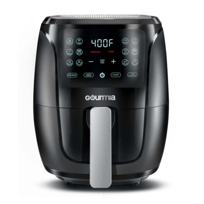 Gourmia 4 Qt Digital Air Fryer with Guided Cooking, Black GAF486 | Bigbigmart.com