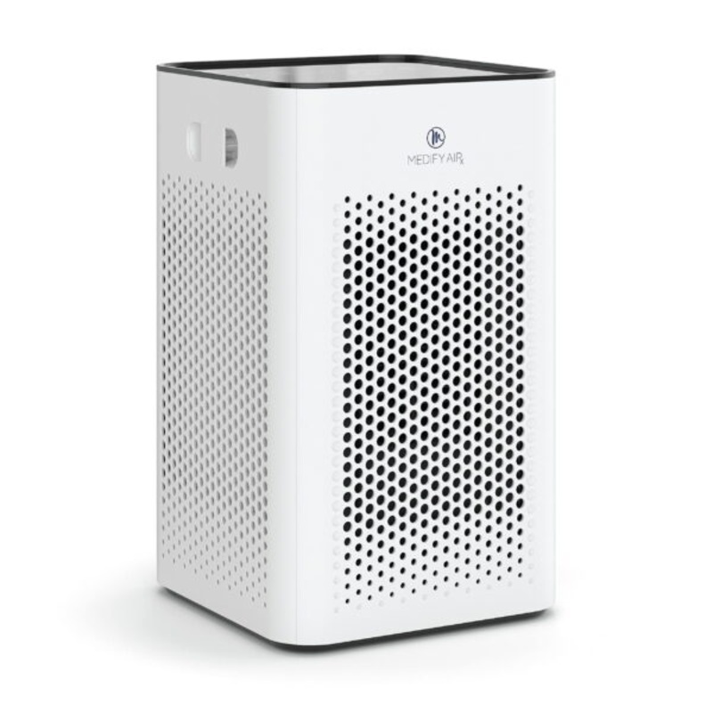 Medify MA-25 Air Purifier with H13 True HEPA Filter | 500 sq ft Coverage | for Allergens, Wildfire Smoke, Dust, Odors, Pollen, Pet Dander | Quiet 99.9% Removal to 0.1 Microns | White, 1-Pack | Bigbigmart.com