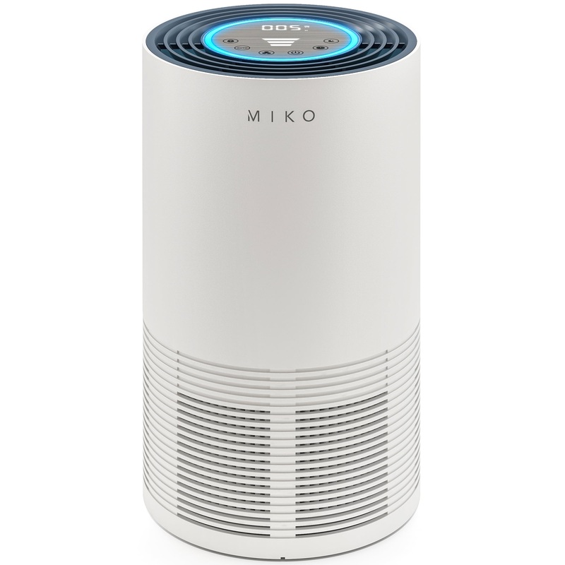 Miko Air Purifier for Home Large Room, H13 HEPA Filter Cleaner for Allergies and Pets, Smokers, Mold, Pollen, Dust, and Odors in Any Size Room – 970 Sqft Coverage | Bigbigmart.com