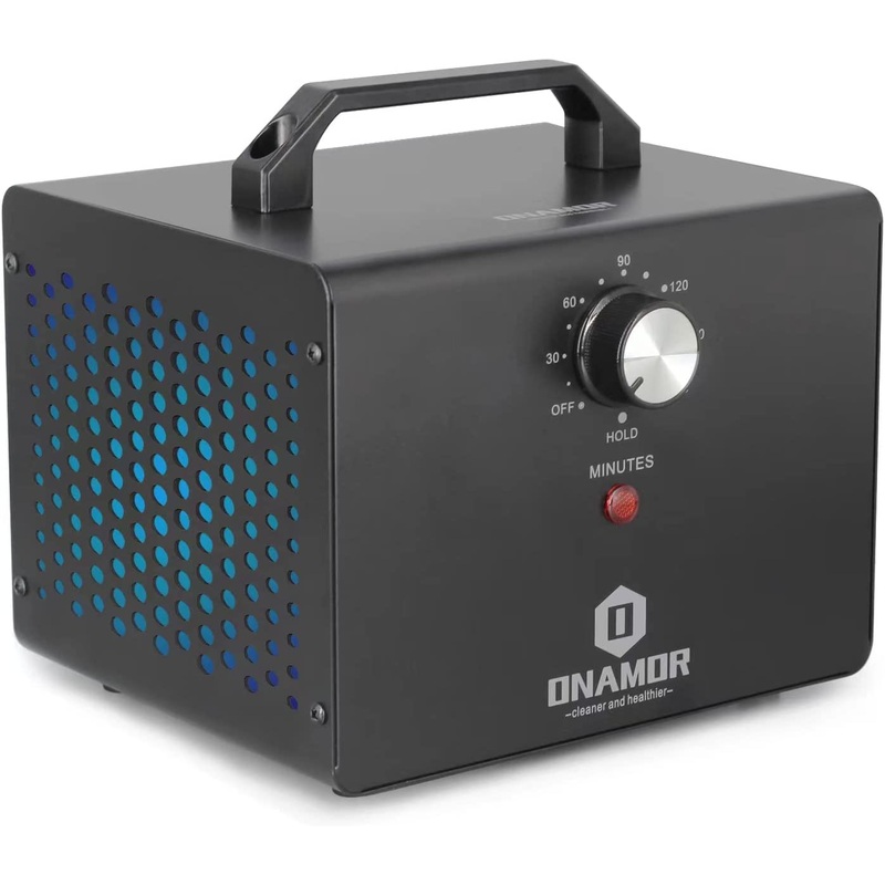 ONAMOR Ozone Generator 12000mg/h – Ozone Machine Ionizer & O3 Deodorizer for Home, Basement, Smoke, and Pet Room. (Eliminating Odors Area up to 2000 Square Feet – All Metallic Black) | Bigbigmart.com
