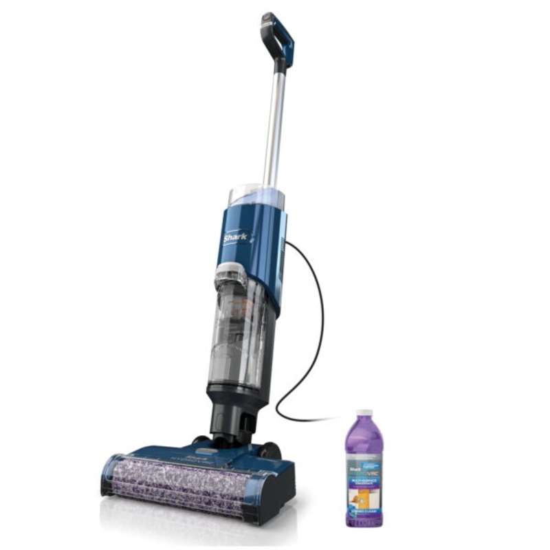 Shark HydroVac 3-in-1 Vacuum, Mop & Self-Cleaning Corded System, With Antimicrobial Brushroll* & Multi-Surface Cleaning Solution, Perfect For Hardwood, Tile, Marble, Laminate & Area Rugs, WD100BL | Bigbigmart.com