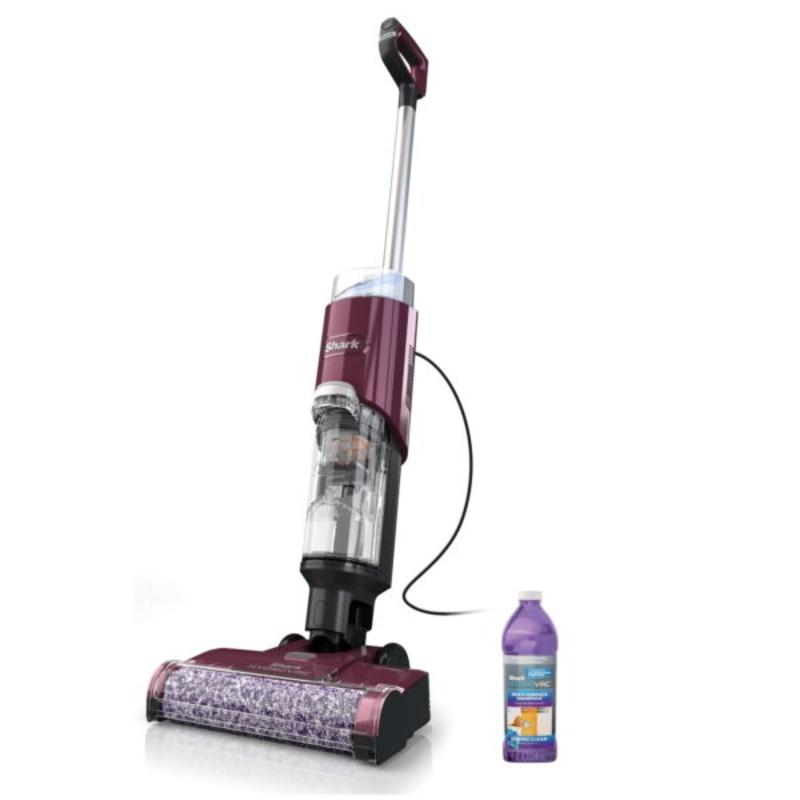 Shark HydroVac 3in1 Vacuum, Mop & Self-Cleaning Corded System, with antimicrobial brushroll* & multi-surface cleaning solution, perfect for Hardwood, Tile, Marble, Laminate & Area Rugs, WD100 | Bigbigmart.com