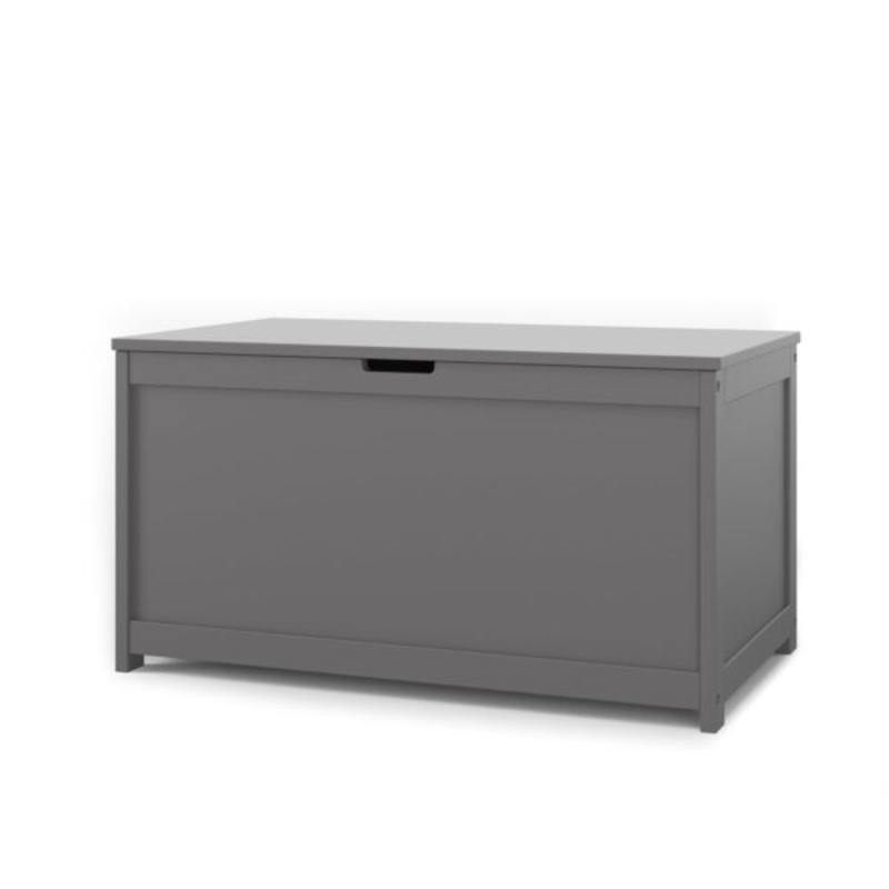Forever Eclectic Harmony 32 Kids Toy Box Storage Chest, Cool Gray | Bigbigmart.com