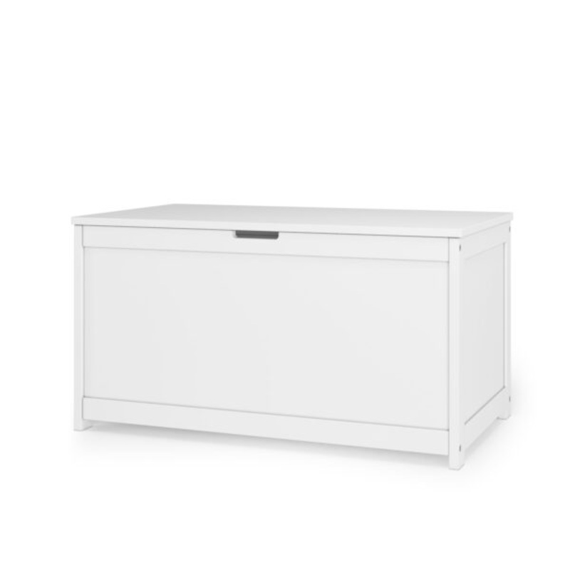 Forever Eclectic Harmony 32 Kids Toy Box Storage Chest, Matte White | Bigbigmart.com