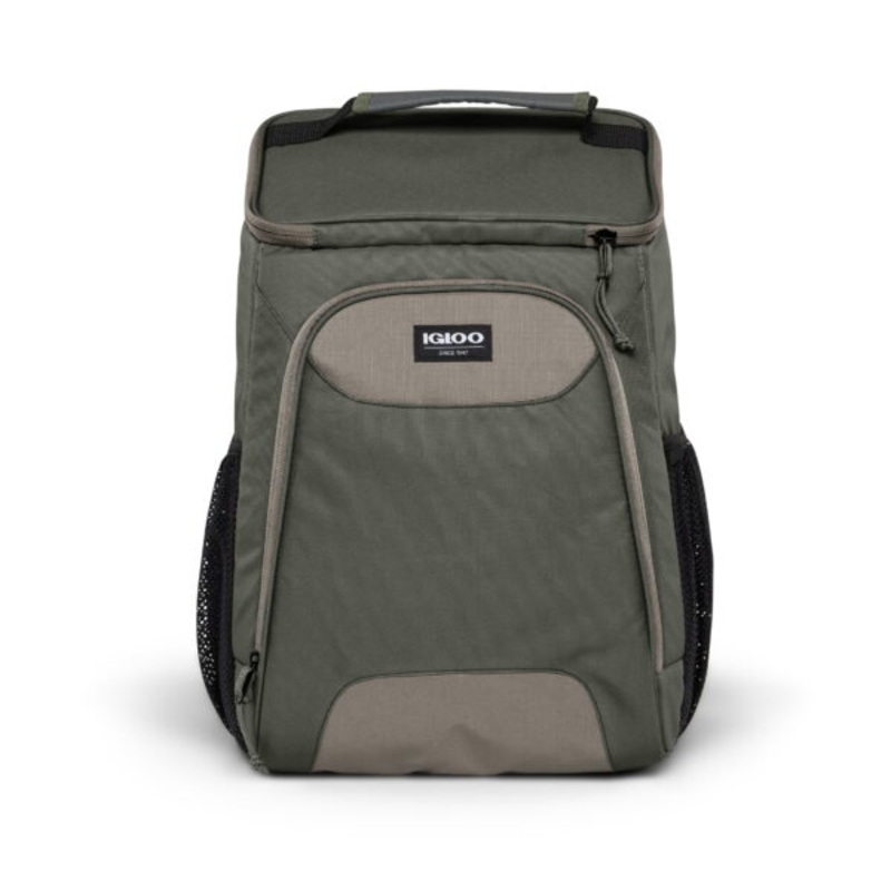 Igloo 24 Can Topgrip Soft Sided Cooler Backpack, Green | Bigbigmart.com